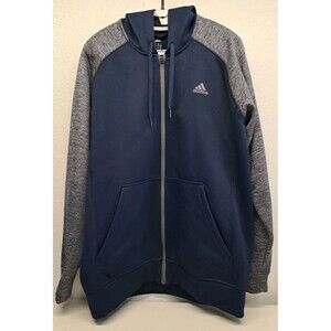 Adidas Men Tech Fleece Full Zip Hoodie Fleece Climawarm Training Jacket L